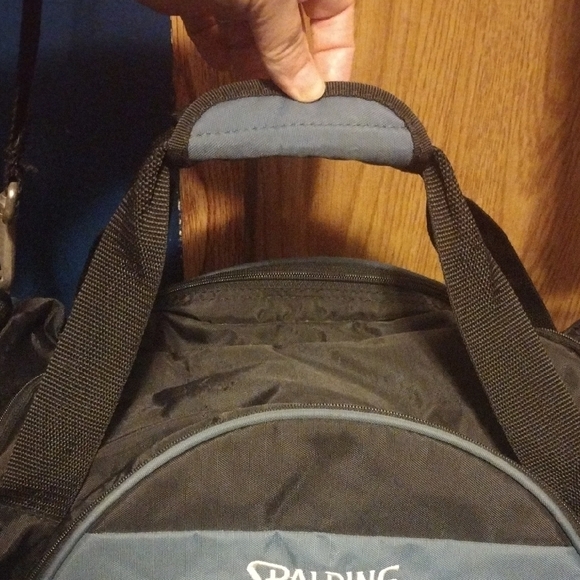 Spalding Black and Blue Duffel Bag - Picture 2 of 8